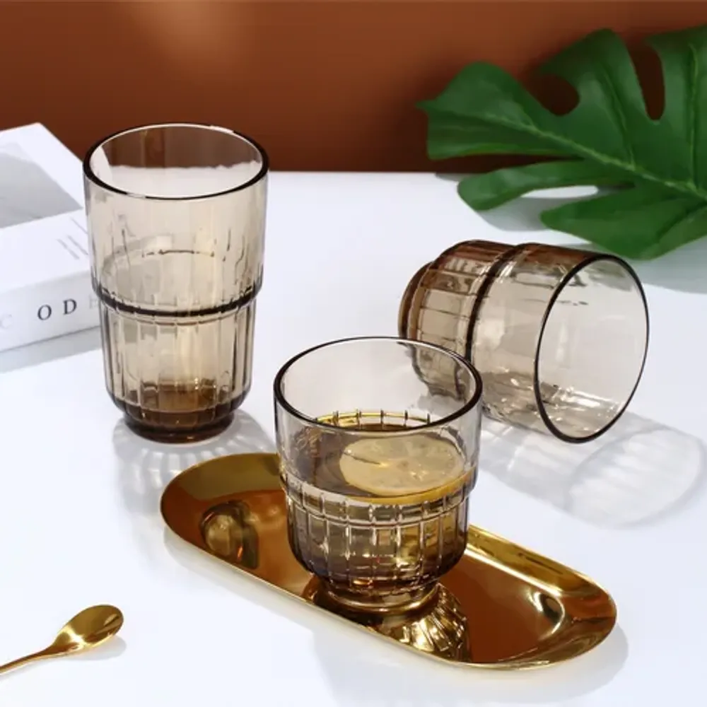Стакан Олд Фэшн 350 мл "Taro" Smoky d 8,7 см h9,5 см P.L. - BarWare [6]