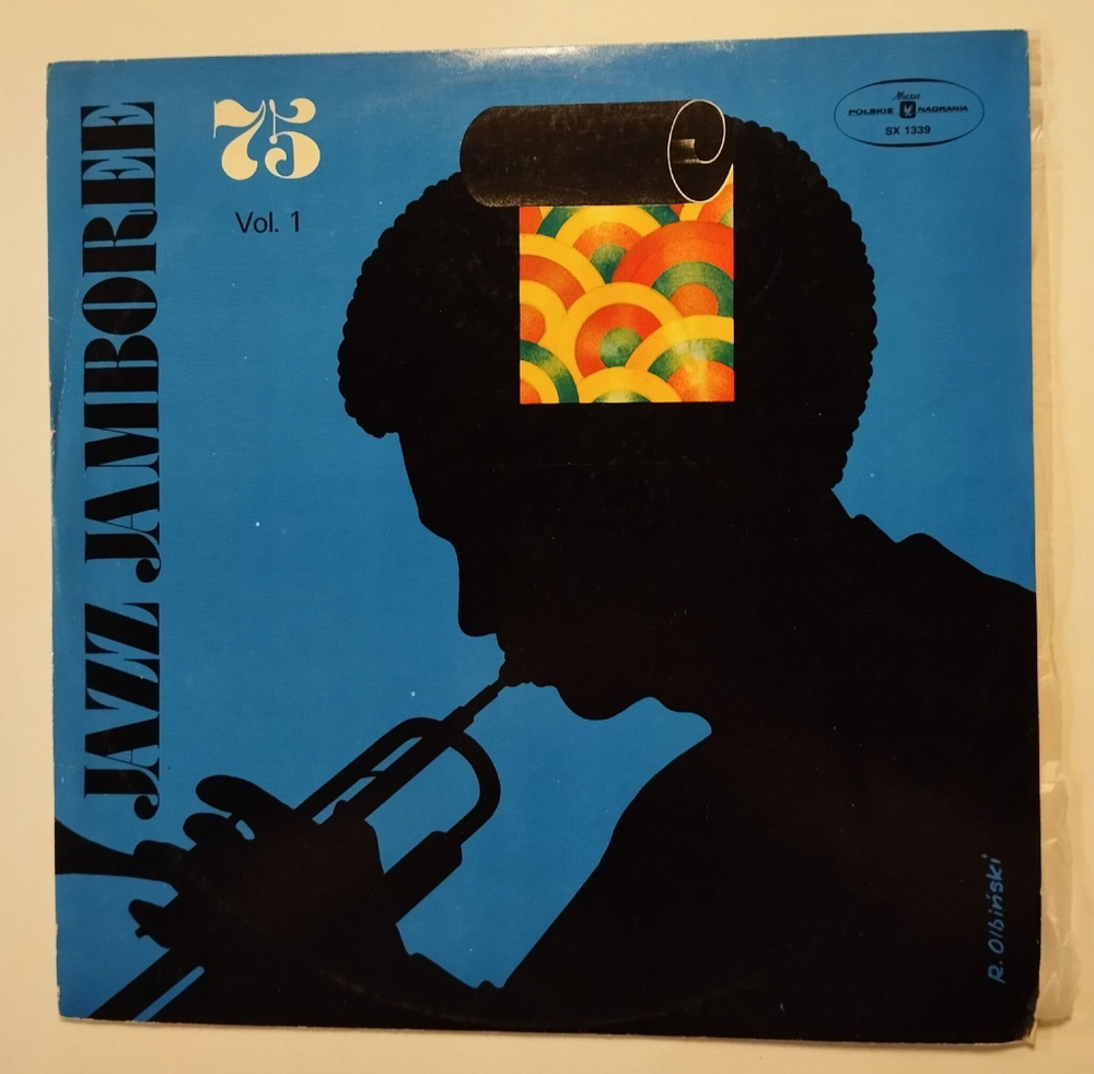 Винтажная виниловая пластинка LP Rhythm Combination And Brass, Gustaw Brom Big Band Jazz Jamboree 75 Vol. 1 (Польша 1976)