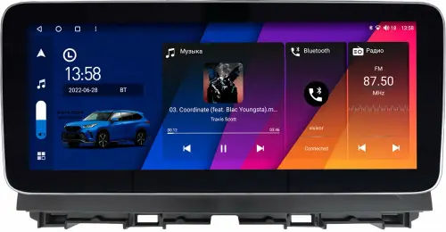 Магнитола для Mazda CX-5 2011-2017 - Canbox H-Line 2056 монитор 12.3" QLED в стиле MERCEDES на Android 10, Быстрая, ТОП-процессор, CarPlay, 4G SIM-слот