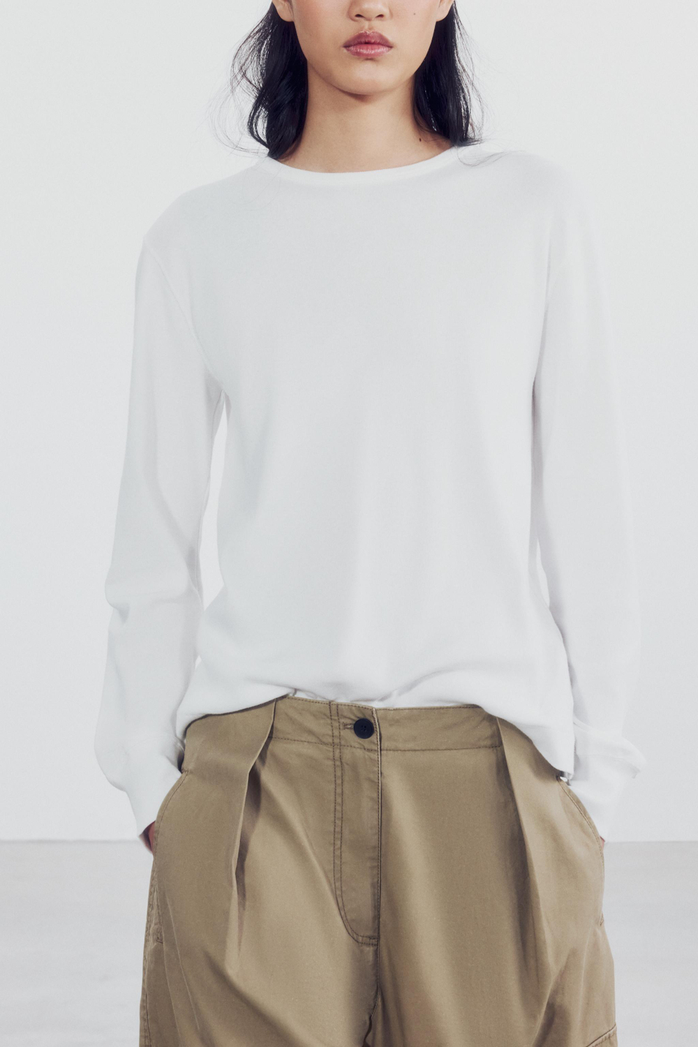 ФУТБОЛКА С ДЛИННЫМИ РУКАВАМИ — ZARA