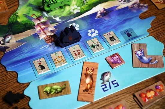 Настольная игра Остров кошек. Чудища+Котята