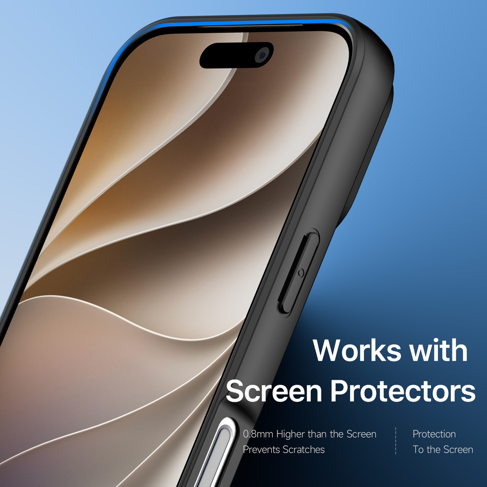 Чехол прозрачный с черными рамками для iPhone 18 Pro Max и 17 Pro Max, серия Aimo Series Case от Dux Ducis