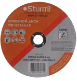 Диск отрезной по металлу, АРМИРОВАННЫЙ, размер 180x2.0x22.23 Sturm! — фото 1