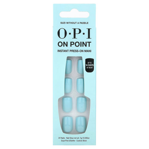 OPI, On Point, для мгновенного прижимания, короткая, Suzy без лопатки, набор из 27 предметов