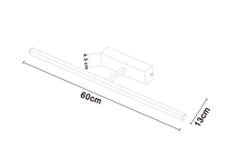 Светильник настенный Arte Lamp Picture Lights Led A5312AP-1CC