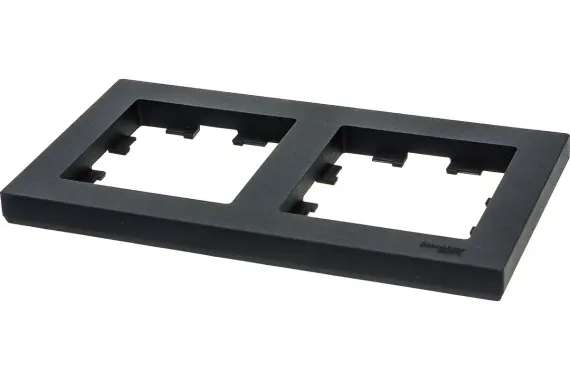 Рамка Systeme Electric ATLASDESIGN 2-постовая карбон 34607