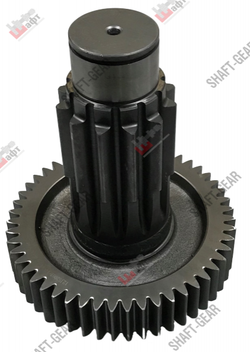 12JS200T-1707051 - Вал промежуточный демультипликатора (короткий) на КПП