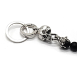 Брелок из серебра Two Skulls AZBl-011