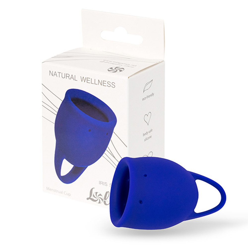 Менструальная чаша 20мл Natural Wellness Iris blue 4000-06lola