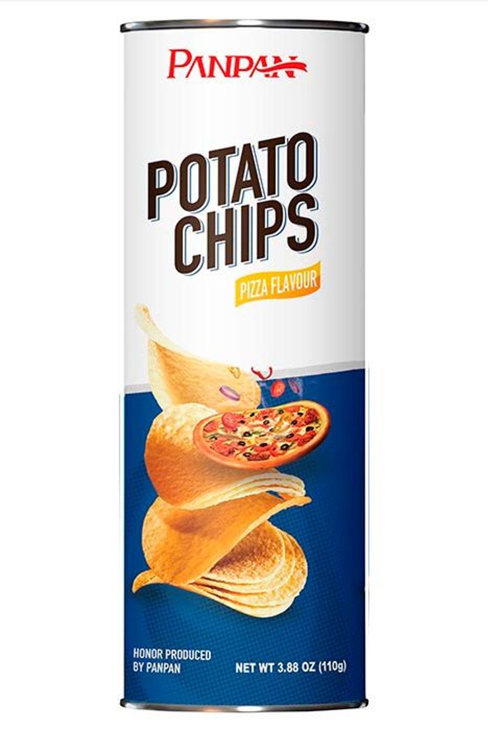 Картофельные чипсы Пицца ТМ PanPan 110гр