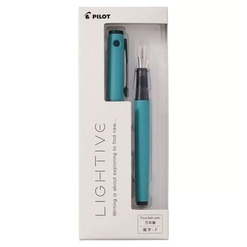 Перьевая ручка Pilot Lightive с пером F бирюзовая (P-FLT-1-TQ-F)