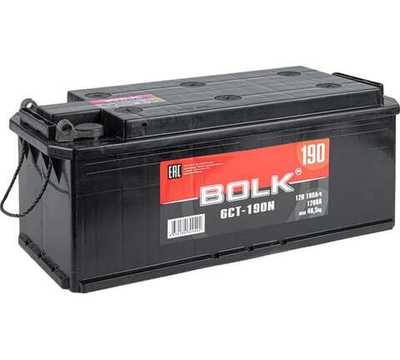 Аккумулятор BOLK Standart 190 А/ч L+(3) 514x218x210 B EN 1200 А