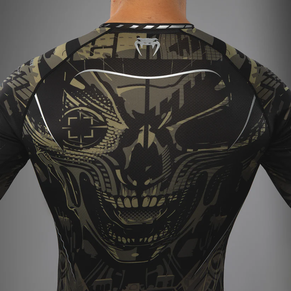 Рашгард Venum Invader LS Black/Sand