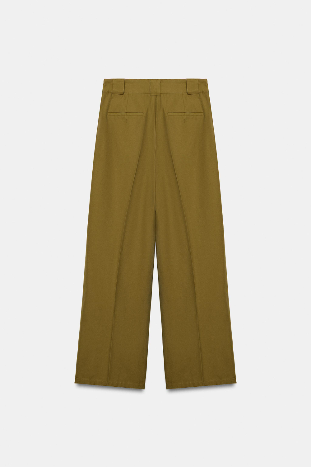 БРЮКИ СО СКЛАДКАМИ И ШЛЕВКАМИ — ZARA