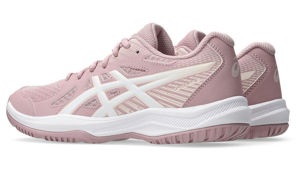 Женские кроссовки для бадминтона/сквоша Asics Upcourt 6 — morganite/white