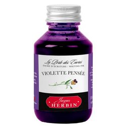 Чернила во флаконе Herbin 100 мл Violette pensée сине-лиловые (17077T)