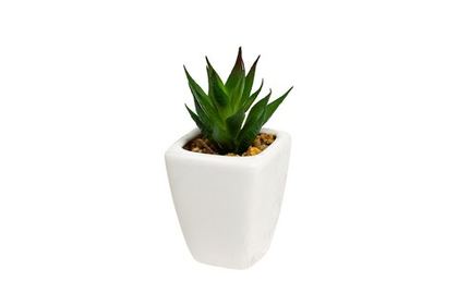 Искусственный цветок Суккулент в горшочке 11см Garda Decor 8J-1735380