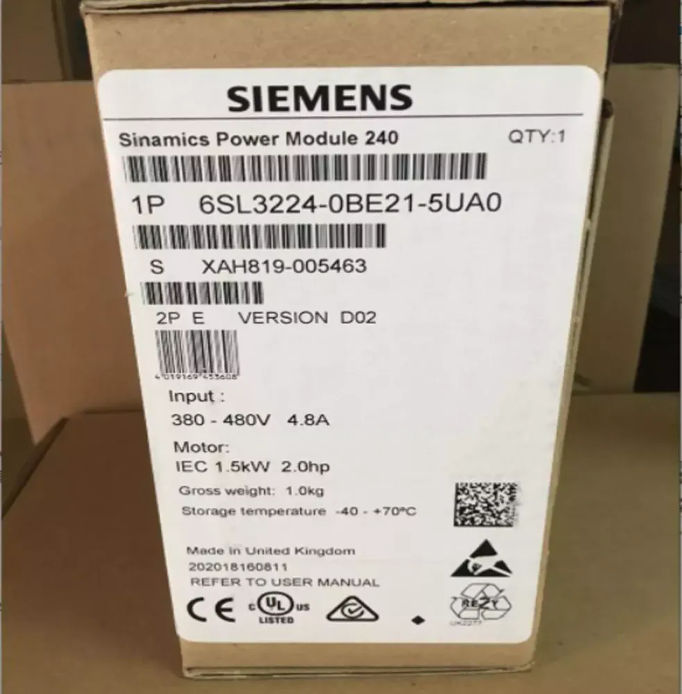 Новый 6SL3224-0BE21-5UA0 Новый 6SL3224-0BE21-5UA0