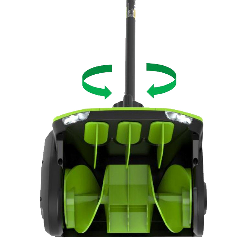 Снегоуборочная лопата Greenworks GD60SS2 60V 2603207 (30 см) бесщеточная аккумуляторная