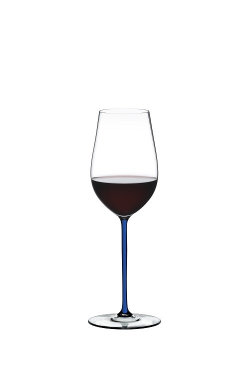 Бокал для вина 395мл Riedel Fatto a Mano Riesling/Zinfandel с синей  ножкой