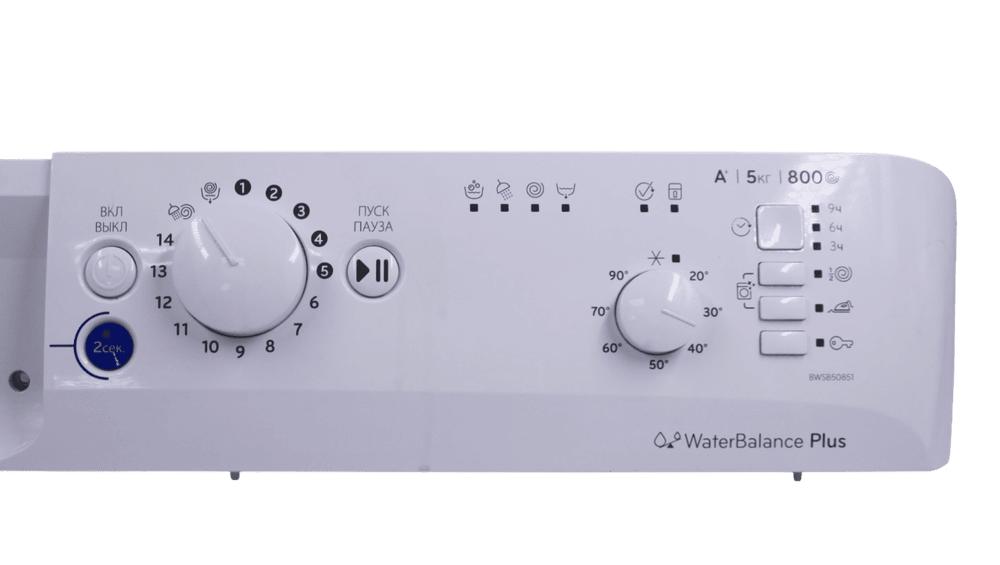 Панель стиральной машины Indesit BWSB 50851
