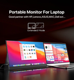17.3" Портативный монитор с магнитным чехлом Uplays K8 FHD IPS 1920x1080, 144 Гц