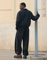 Мужские брюки super baggy fit в тонкую полоску - BERSHKA