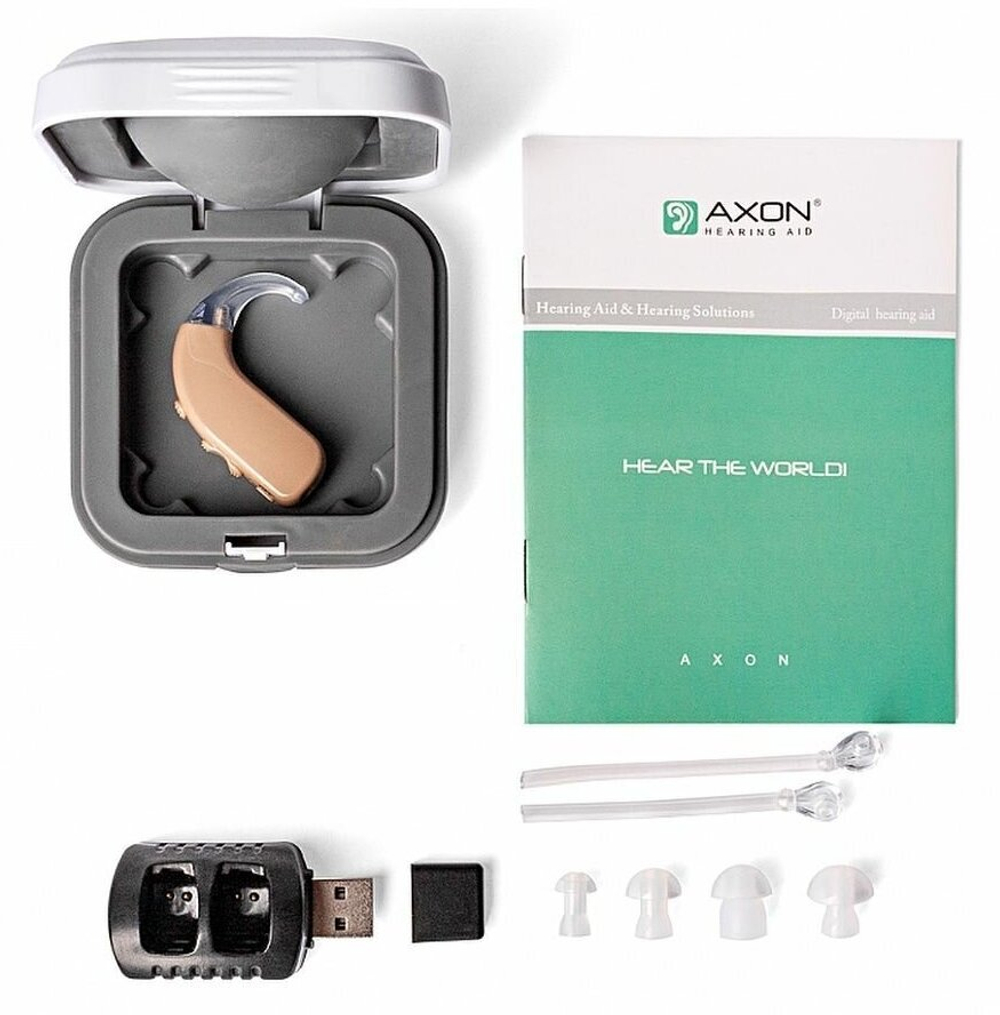 Усилитель звука AXON D-322, цвет: бежевый