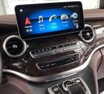 Магнитола для Mercedes-Benz V-класс (W447) 2014-2019 NTG 5.0/5.1 - Parafar PF7118A138/128V монитор 12.3" на Android 13, Быстрая, CarPlay, 4G SIM-слот