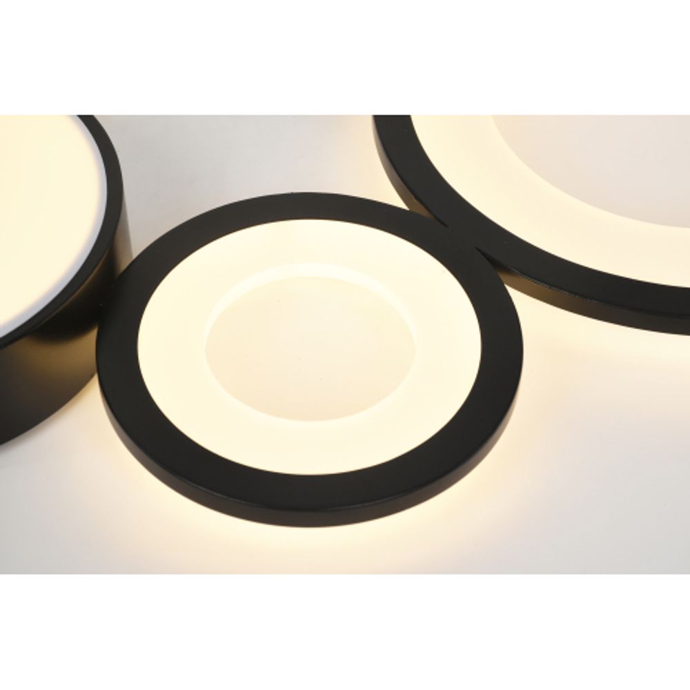 Светильник потолочный светодиодный Rivoli Aliona 6161-201 LED 110 Вт 3000 - 6000 К с пультом | Rivoli