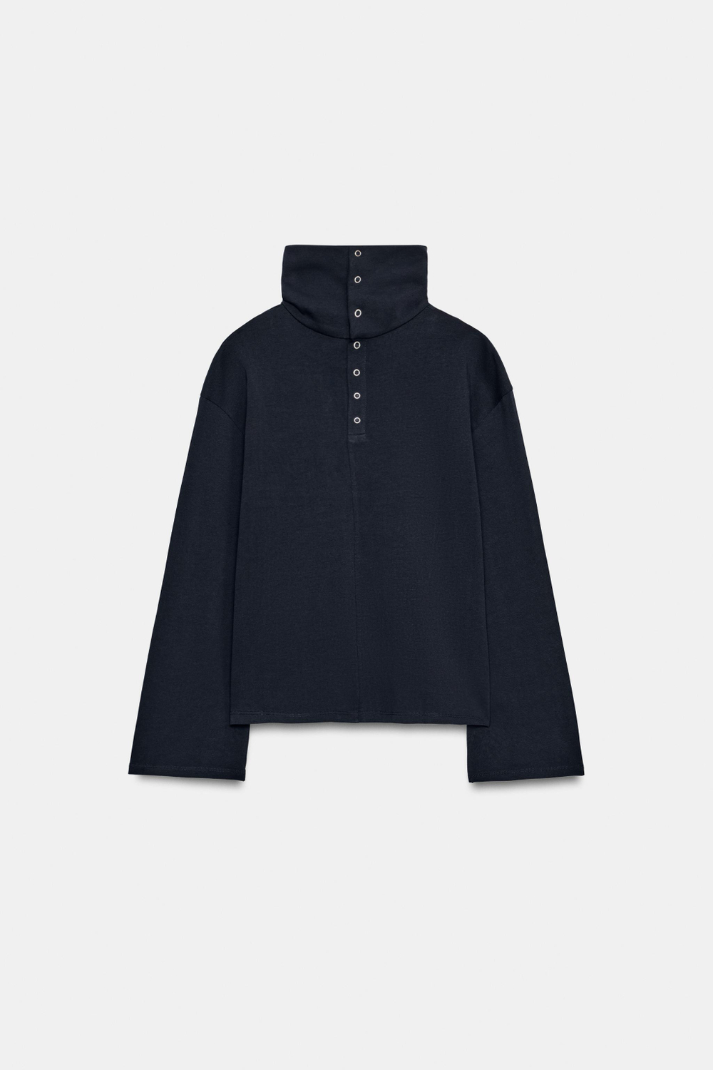 ТОЛСТОВКА С ВЫСОКИМ ВОРОТНИКОМ — ZARA