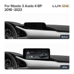 Магнитола для Mazda 3 BP 2019-2023 (ШГУ без монитора) - Teyes LUX ONE ROUND монитор 12.3", Android 10, Быстрая, CarPlay, 4G SIM-слот