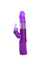 Вибратор с клиторальным стимулятором A-Toys by TOYFA, TPR, фиолетовый, 22 см