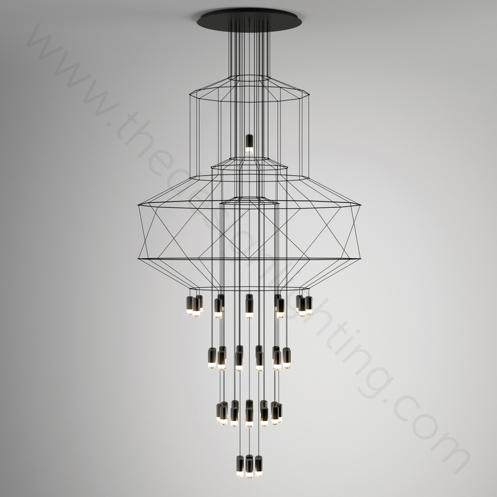 Chandelier  Wireflow 0374 by Vibia