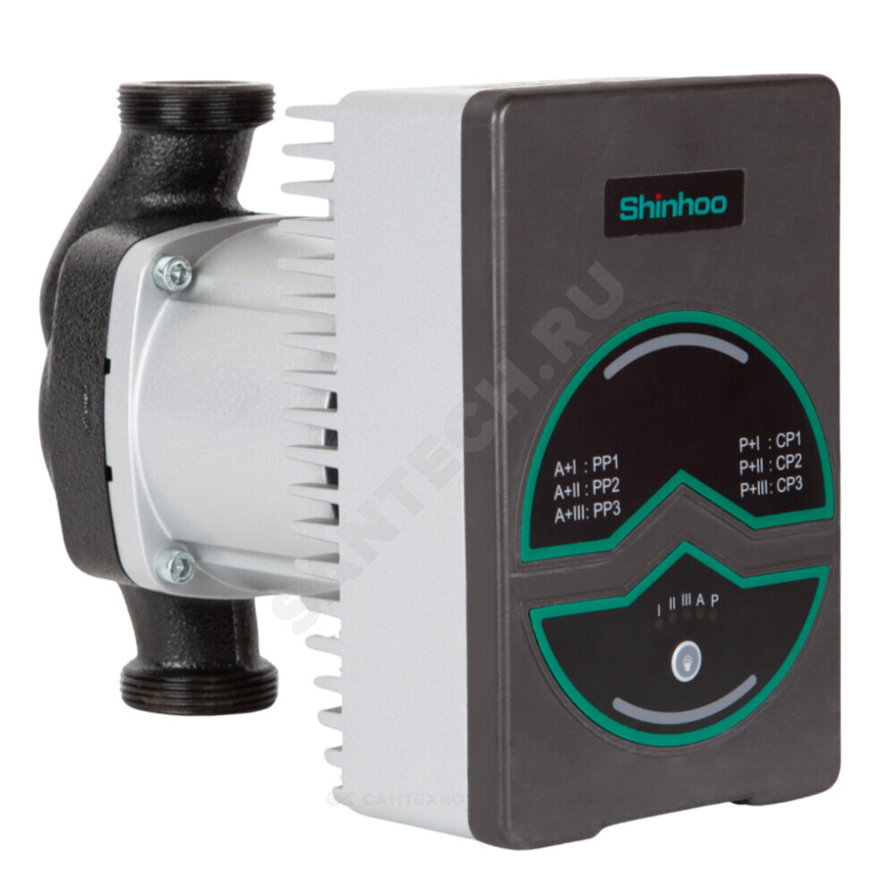 Насос циркуляционный с мокрым ротором MEGA+ 25-12 PN10 1х230В/50 Гц Shinhoo 71121011