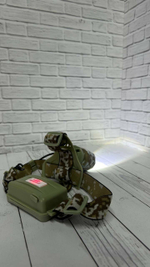 Фонарь налобный камуфлированный HT-736