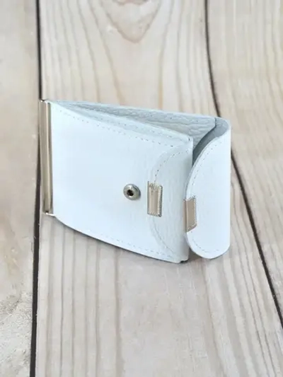 Купюродержатель зажим для денег кожаный