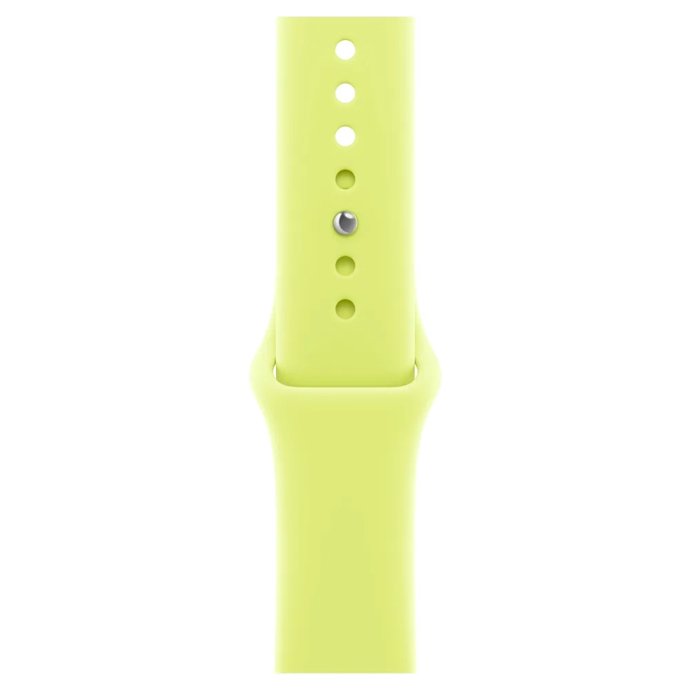 Умные часы Apple Watch Series 11 GPS, 46mm, Space Gray Aluminium Case with Neon Yellow Sport Band, S/M