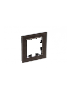 Рамка 1-м AtlasDesign Nature стекло мокко SE ATN320601