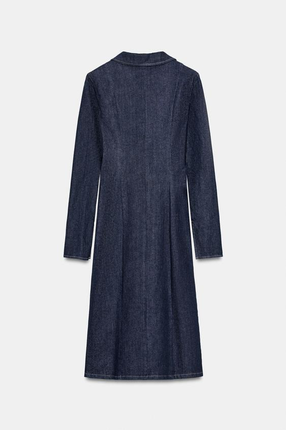 ДЖИНСОВОЕ ПЛАТЬЕ TRF НА МОЛНИИ - ZARA