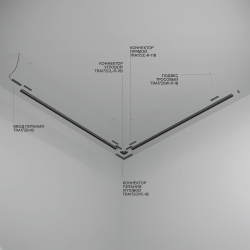 Шинопровод накладной/подвесной Technical TRX172-R-113B