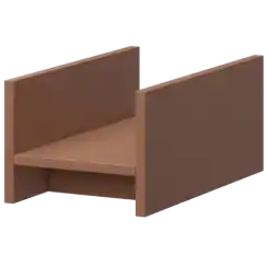 Подставка под системный блок А-401 Терракота 260x450x220 Арго