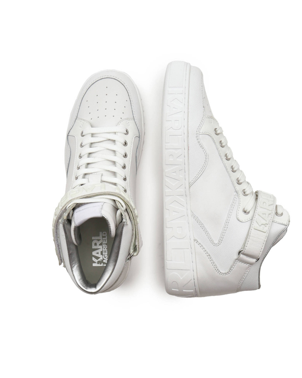 Кожаные кроссовки kupsole iii Karl Lagerfeld - белый(KL61055)