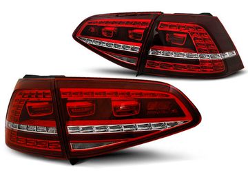 Задние фонари для Volkswagen Golf VII (13-17) LED Red Crystal