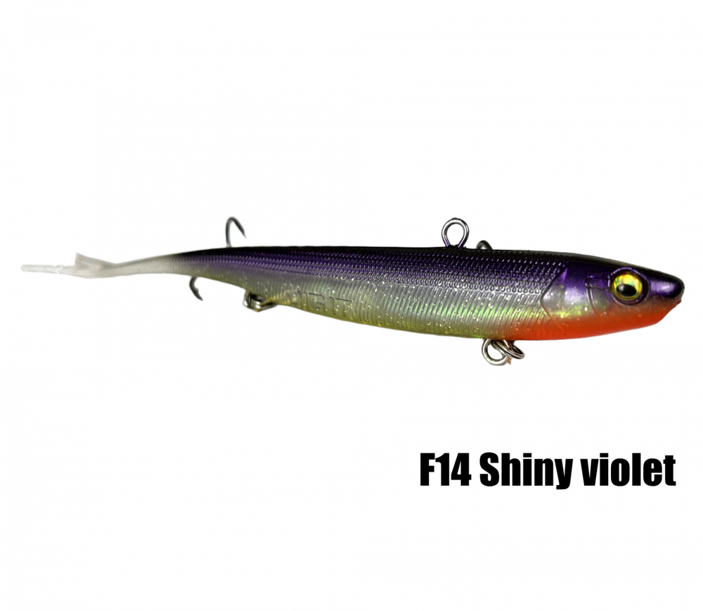 Баланслаг Jig It Whale Tail 150mm 39g цв. F14 Shiny violet