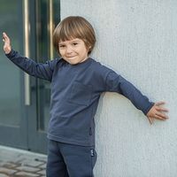 Лонгслив базовый "Графит"