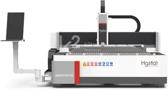 Лазерный станок HGTECH SMART6015E 2 кВт для резки листов металла