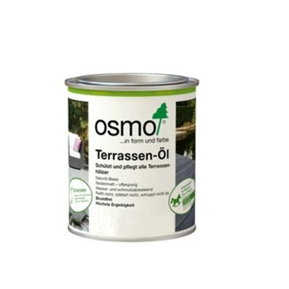 Новинка! Масло для террас и садовой мебели OSMO Terrassen-Öle 026 Серый кварц 0,22 л для наружных работ 026001