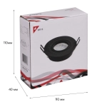 16060-9.0-001LD MR16 BK светильник точечный Reluce Technical, MR16х1