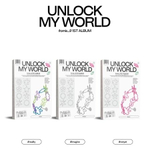 Альбом FROMIS_9 - UNLOCK MY WORLD 1st Album 3 Version SET